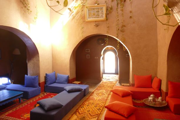 20190912 1220 Rundreise Marokko Ait Ben Haddou Hotel im Berbersitl1